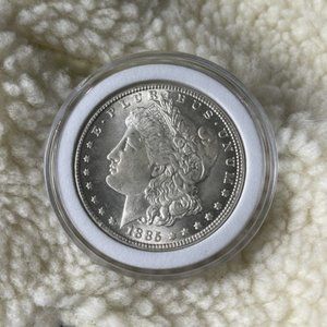 1885cc morgan Silver dollar